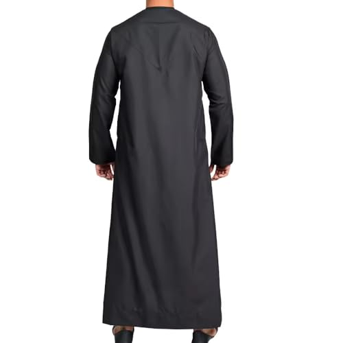 Signature Brand Arabian Hand Stitched Long Sleeve Middle Eastern Emarati Royal Thobe | Kandora | Jalabiya | Jubba for Men