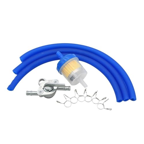 Filtro de bomba de gasolina para moto Yamaha y Kawasaki: grifo de combustible en set azul