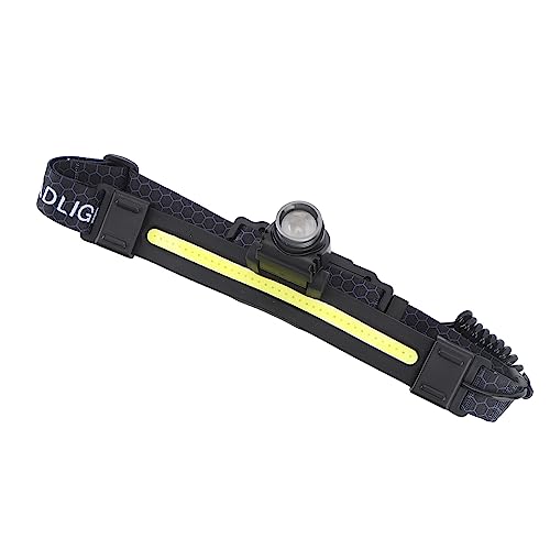 Linterna frontal LED ultra brillante recargable con encendido por sensor táctil
