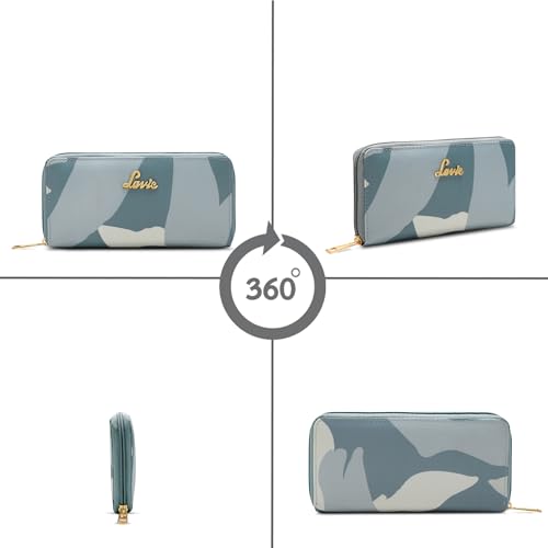 Image of Lavie Women's Macy Zip Around Wallet | Compact and Handy Wallet | Gift for Women