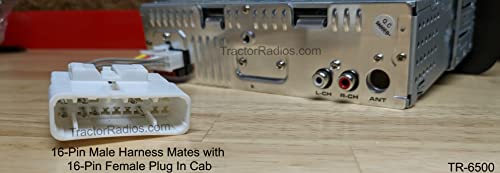 Radio CD AM FM Bluetooth para tractores KIOTI NX RX DK CK miniatura 4