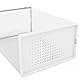 BAKAJI 6 stapelbare Schuhboxen mit Deckeln, einfache Montage, platzsparend, transparent, Aufbewahrungsbox, Organizer, Sneakers, Set mit 6 Stück, 33,5 x 23 x 14,5 cm