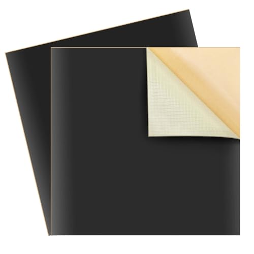 Adnee 2 Pcs Pond Liner Repair Patch-8 x 8 Inches Self-Adhesive EPDM Liner Repair Patch Kit-Thickened Rubber Pond Liner Seam for EPDM Garden Pond Patch Cover Liner Repair