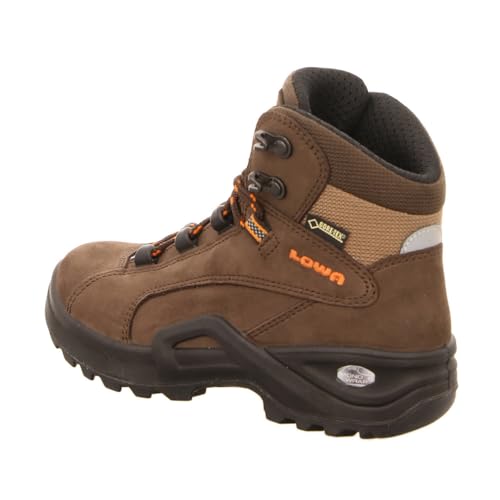Lowa Unisex-Kinder Renegade Ii GTX Mid Junior Wanderstiefel, Braun (Braun/orange)