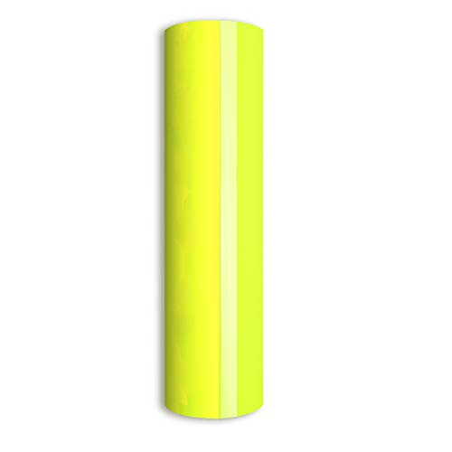 Neon Yellow Heat Transfer Vinyl,PU HTV Heat Transfer Iron on Vinyl Heat Transfer Vinyl Roll for DIY T-Shirts 、Idea Fabrics 0.8x5ft(Neon Yellow)
