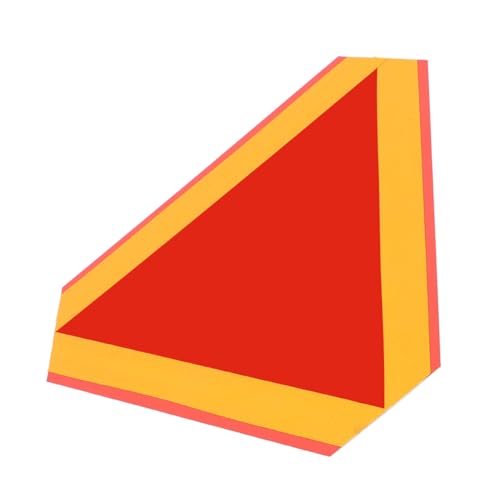 SOESFOUFU Placa Reflectante De Logotipo Señal Triangular De Seguridad Triángulos Para Vehículos De Baja Velocidad Señal Reflectante De Advertencia Triangular Para Uso Nocturno Carretera