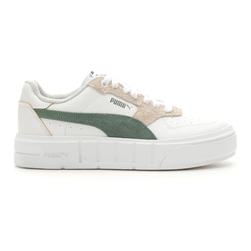 PUMA California Court Baskets Blanches en Cuir Style Rétro pour Homme et Femme