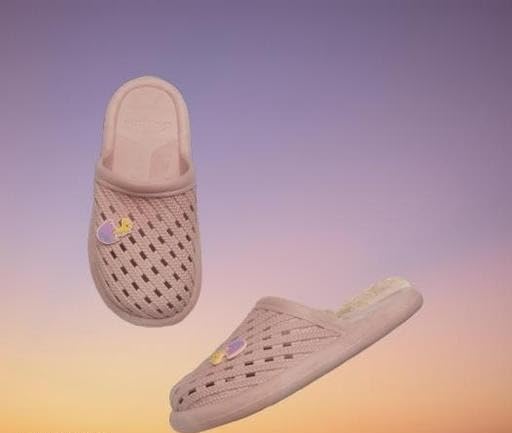 Image of Fancy Slippers with Thick Sole for Rough Use and Long-Lasting Comfort