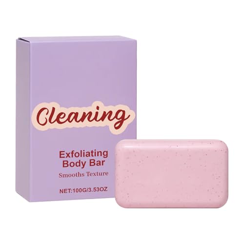 Jabón de barra de carrocería, fórmula hidratante, 100 g, barra de jabón de lavado de carrocería hidratante natural, accesorios de baño de cuidado de la piel perfumados, versátiles para la ducha diaria