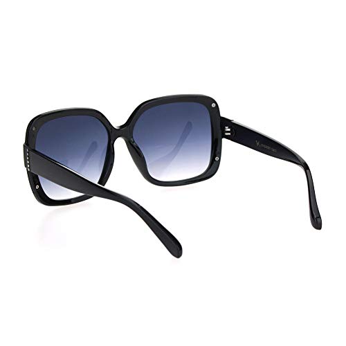 Womens Chic Squared Rectangular Butterfly Plastic Sunglasses4