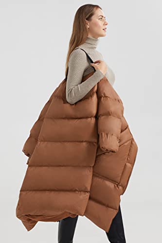 Orolay Women's Puffer Down Coat Long Stylish Winter Jacket with Warm Thickened Collar4