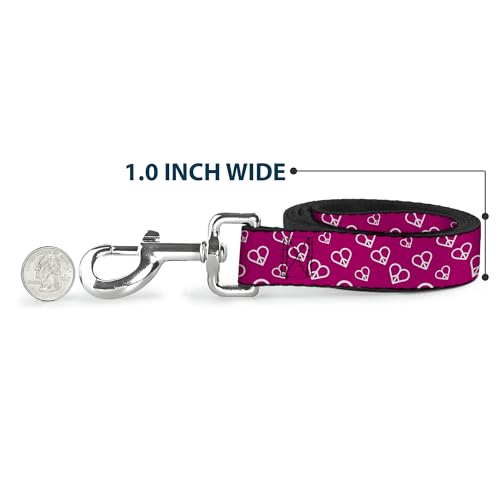 Laisse pour chien large 3.8 cm Buckle-Down robuste de 1.8m - 6