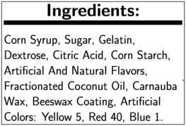 Haribo Confectionery Peaches Gummy Candy, 8 Ounce -- 10 per case.