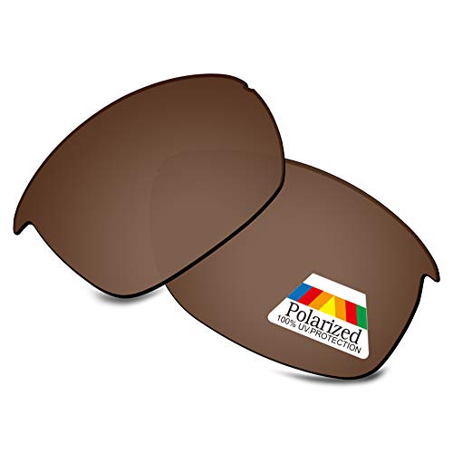 Image of Bwake Replacement Lenses for Oakley Unstoppable Sunglasses OO9191 - Cinnamon Brown POLARIZED