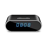 HOSUKU Hidden Spy Camera Wireless WiFi Hidden Camera 1080P Clock Hidden Cameras for Home Security Monitor Video Recorder Nanny Cam 140 Angle Night Vision Motion Detection