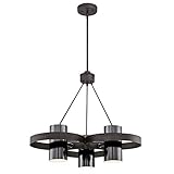 Photo Gallery westinghouse lighting 63690 – lampadario da interno evita a tre luci, finitura in alluminio anticato con paralumi in bronzo duro Photo Gallery westinghouse lighting 63690 – lampadario da interno evita a tre luci, finitura in alluminio anticato con paralumi in bronzo duro