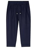 SPRINGFIELD Pleated Linen Paperbag Pants