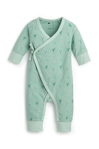 MONICA + ANDY Unisex Baby Organic Kimono Tie One-piece