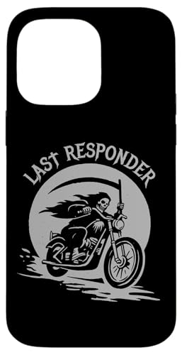 Funny Grim Reaper Last Responder Goth Dad Vintage Graphic X}zP[X iPhone 14 Pro Max p
