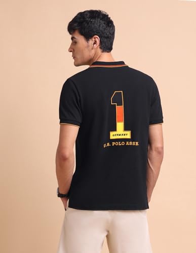 Image of U.s.Polo Association Men's Slim fit Iconic Number Polo Shirt