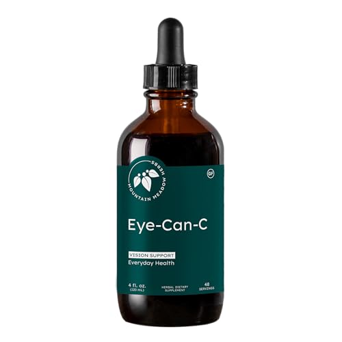 Mountain Meadow Herbs Eye-Can-C 4oz. | Liquid Vision Health and Support with Ginkgo Biloba Night Vision Dry-Eye Relief Glare Reduction & Healthy Circulation Support