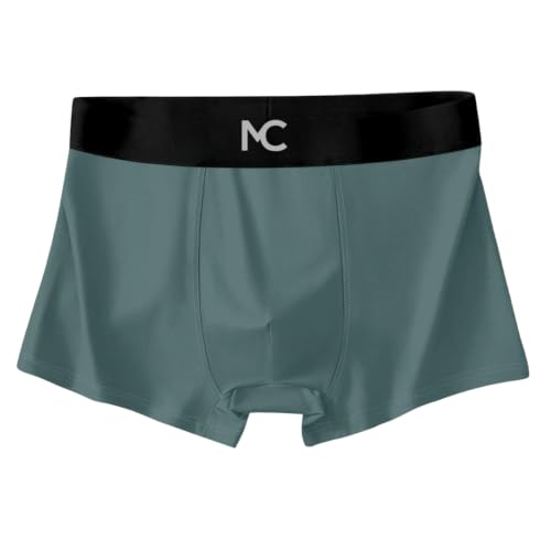 Image of MC Men's Microfiber Boxer Briefs for Men | Ultra Soft, Breathable, Stretchable Innerwear | Moisture-Wicking Trunks | Comfortable Elastic Waistband | Pack of 2