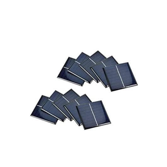 Square Shape Mini Solar Panel, 6V, 100 mAh, 70x70x3 mm, for DIY Projects, Pack of 10-image-24