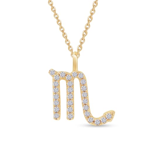 18K Yellow Gold Plated Zodiac Necklace...