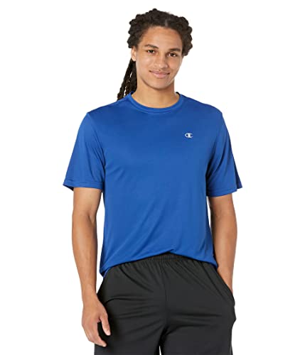 T-shirt Champion homme bleu roi XL - Idéal running et fitness intense