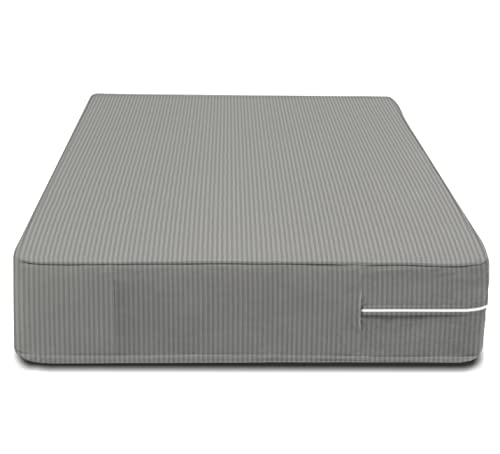 BSB HOME® Premium Cotton Mattress Cover/Protector with Zipper Chain|Provides All Around Protection with 360° Encasing |King - 78x72 inches (6.5x5 ft) - Pack of 1 - Grey