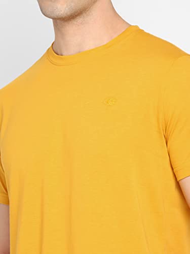 Image of Allen Cooper Men's Super Combed Cotton Rich Solid Round Neck Half Sleeve T-Shirt