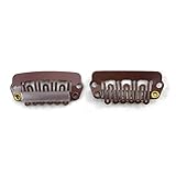 haartressen echthaar erfahrungen Größe: 28 x 14 mm. Tressenclips Gr. M 2,8x1,4 cm Clips Clip in Extensions Ersatz Tressen Clip Haartressen (5 Stück, braun)