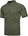Produktbild TACVASEN Camping T-Shirt Herren Wandern Angeln Jagd Tshirt Sommer Sports Mens Tee Quick Dry Top Grün Green