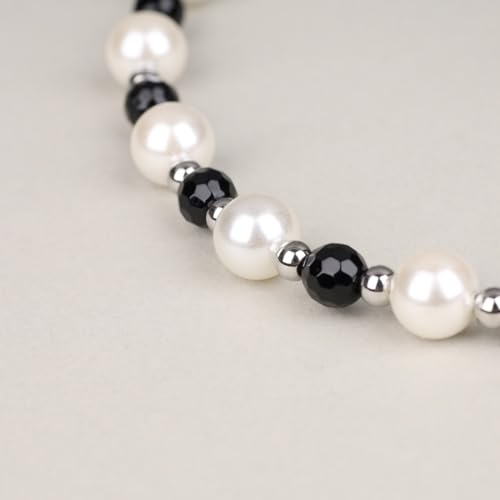 GAVU Men’s Pearl Bracelets, Hematite Beaded Bracelet for Men - Image 5