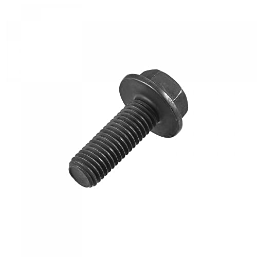 Image of uxcell Metric M12x35mm Hex Flange Bolts, 6pcs 10.9 Grade Carbon Steel Hexagon Head Screws