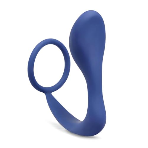 LYNK-Pleasure-Cock-Ring-Prostate-Massager-Seamless-Silicone-Prostate-Toy-Butt-Plug-Combo-for-Men-Male-Sex-Toy-for-Penis-and-Anal-Phthalate-Latex-Free-Easy-to-Use-for-Beginners
