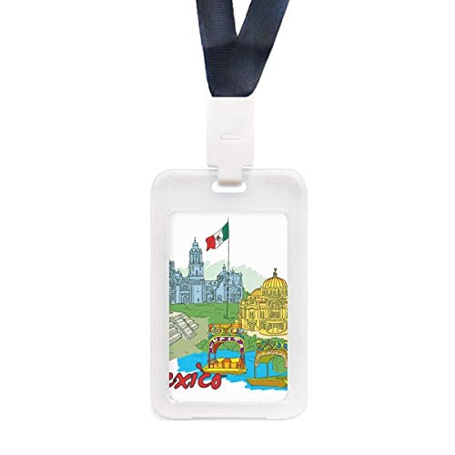Porte-carte Mexique graffiti transparent pour vos voyages et sorties urbaines