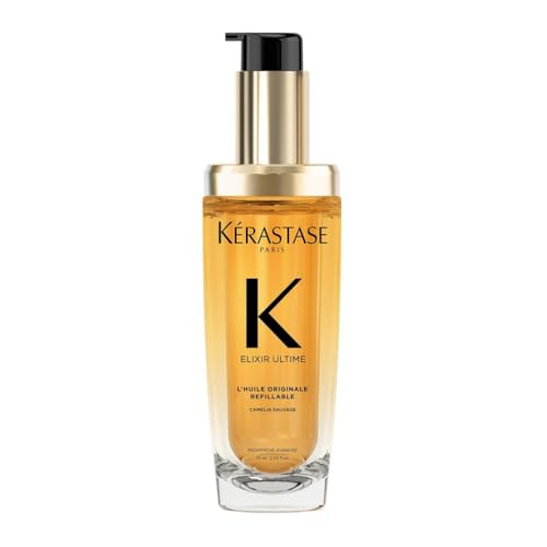 KERASTASE Elixir Ultime - L'Huile Originale - Huile Capillaire Nourrissante Multi-Usage - Soin Thermo-Protecteur Sans Rinçage - Huiles de Camélia & Argan - Texture Non...