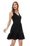 NiYaDress Tiered Sundresses Fit and Flare Sundress Tank Skater Dress Junior Dresses for Women Teens...