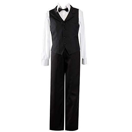 YuanCos Durarara Shizuo Heiwajima Black Suit Outfit Cosplay Costume (Male M)