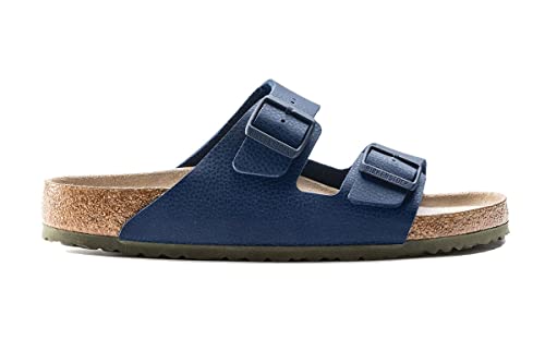 Birkenstock Unisex Arizona Soft Footbed Desert Soil Blue Birko-flor 43 R EU Women's 12-12.5 US/Men's 10-10.5 US2