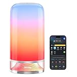 Govee Bedside Touch Table Lamp, Night Light Kids LED RGBICWW Works with Matter and Alexa, Music Sync, 70 Scene Modes, Timer, 2700-6500K Night Lamp for Bedroom, Kids, Living Room Decor(Corded Electric)