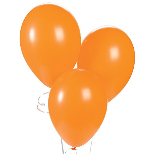 11-in ORANGE BALLOONS 2 DOZEN - BULK by Fun Express