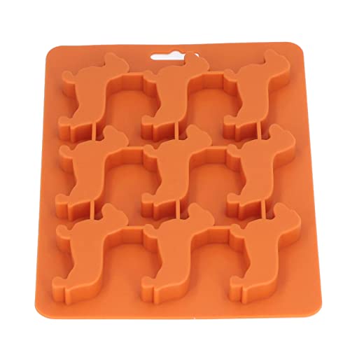 Molde para cubitos con forma de dachshund de silicona miniatura 3