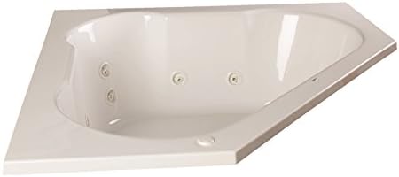 WC6060TP-01CMH Eureka II Whirlpool, drop-in only 60" x 60", White
