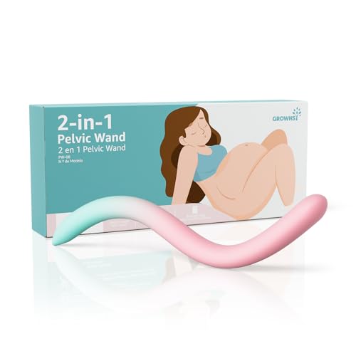 Image of GROWNSY Perineal Massage Stick for Pregnancy Labor and Birth Prep, Pelvic Wand Tool, Pelvic Floor Muscle Massager for Pelvic Physical Therapy, Postpartum Essentials