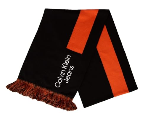 Écharpe pur coton Calvin Klein Jeans douce et légère à franges