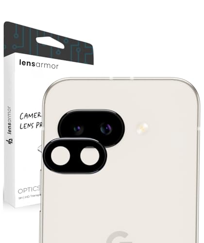 Image of Lensarmor 9a Camera Lens Protector | 9H Tempered Glass | Anti-Scratch, Ultra Clear, Pack of 1 | P ixel 9a Camera Glass Cover