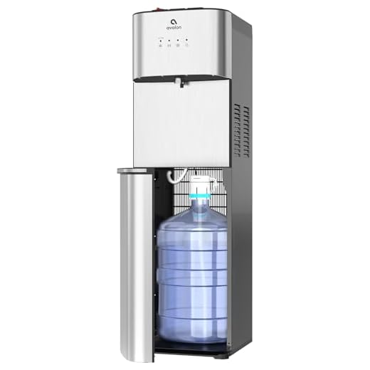 Avalon Limited Edition Self Cleaning Water Cooler Water Dispenser - 3 Temperature Settings - Hot, Cold & Room Water, Durable Stainless Steel Construction, Bottom Loading - UL/Energy Star Approved