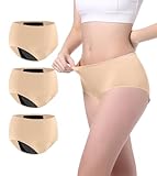 Carer Incontinence Underwear for Women Washable Leakproof Underwear for Women 150ml Super Absorbent Bladder Leak Proof Underwear for Womens Bladder Leakage Protective Panties 3 Pack, L